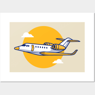 Passenger Plane Posters and Art